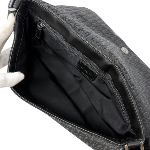 Christian Dior Vintage 2002 Trotter Monogram Street Chic 2way Bag Black [106341] - Picture 10 of 12